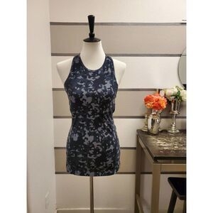 Miss Me Sheer Panel Athletic Tank Top Sz S